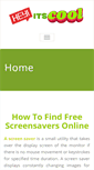 Mobile Screenshot of heyitscool.com